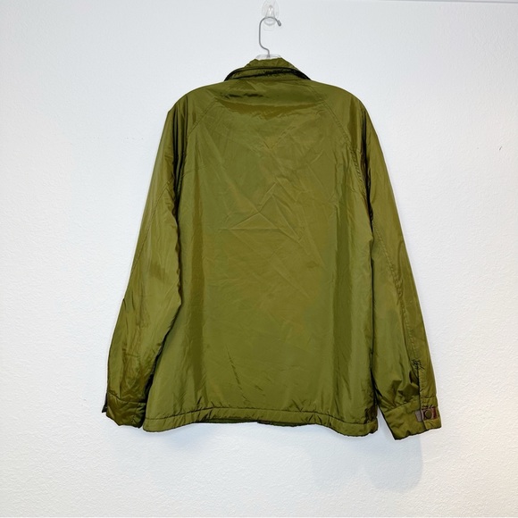 Urban Outfitters Olive Green Windbreaker Bomber Style Jacket Oversized Medium - Picture 2 of 3